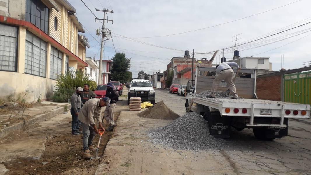 Comisión de Agua Potable de Apizaco realiza cambio de tubería en la ...